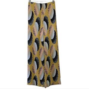 Solace London Zoya Pleated Wide Leg Trouser Pants Size 4